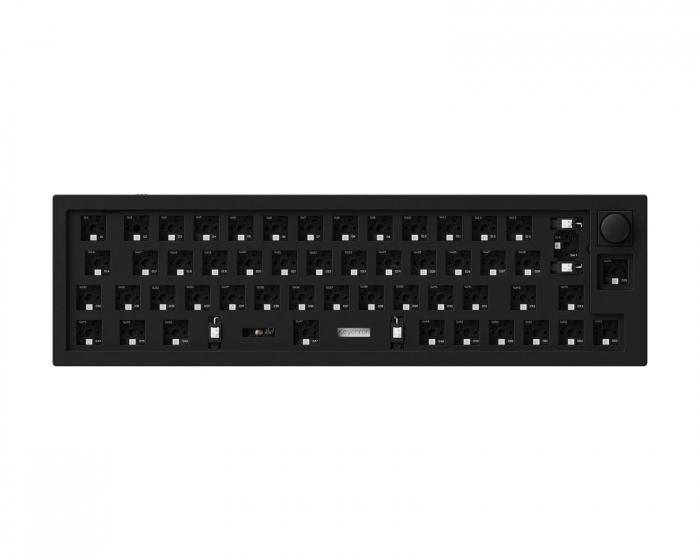 Keychron Q9 QMK 40% ISO Barebone Knob Version RGB Hot-Swap - Musta